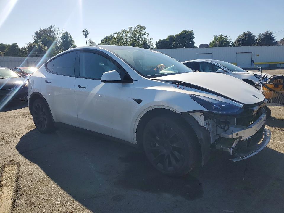 2023 Tesla VIN 7SAYGDEE0PF691586 COPART salvage auction — FRONT END, Ca - Salvage Certificate, sold $15,700 on 2026-07-31 (photo 4)