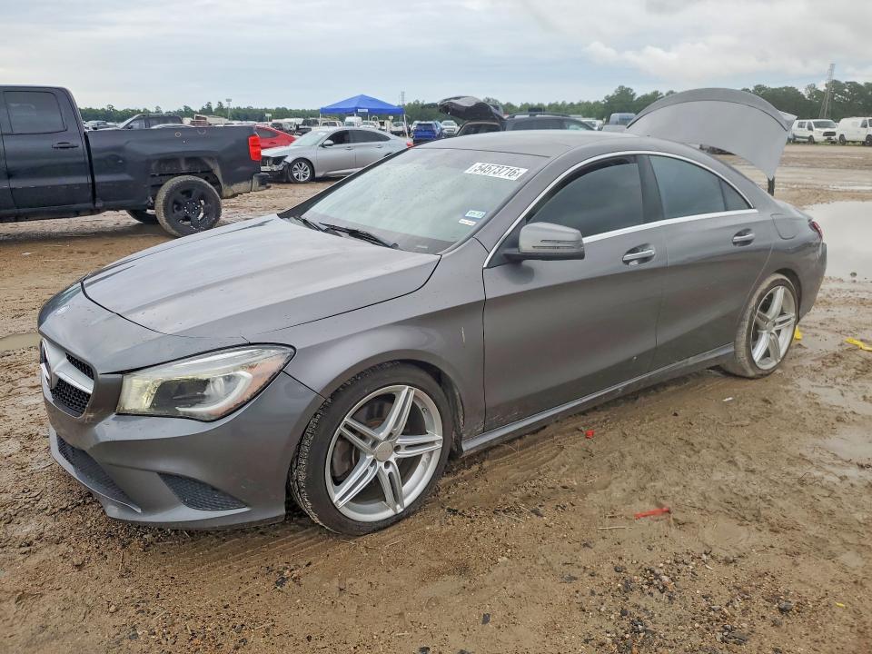 2015 Mercedes-benz Cla-class VIN WDDSJ4EB6FN189259 COPART salvage auction — REAR END, TX - SALVAGE VEHICLE TITLE, sold $2,250 on 2026-07-28 (photo 1)