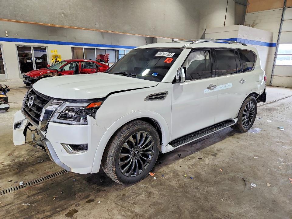 2023 Nissan VIN JN8AY2DB0P9837412 COPART salvage auction — FRONT END, Va - Cert Of Title - Salvage, sold $6,200 on 2026-07-24 (photo 1)