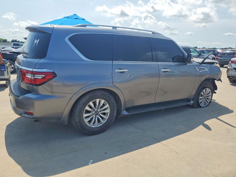 2023 Nissan Armada VIN JN8AY2AC9P9181711 COPART salvage auction — FRONT END, Tx - Salvage Vehicle Title, sold $10,500 on 2026-07-20 (photo 3)