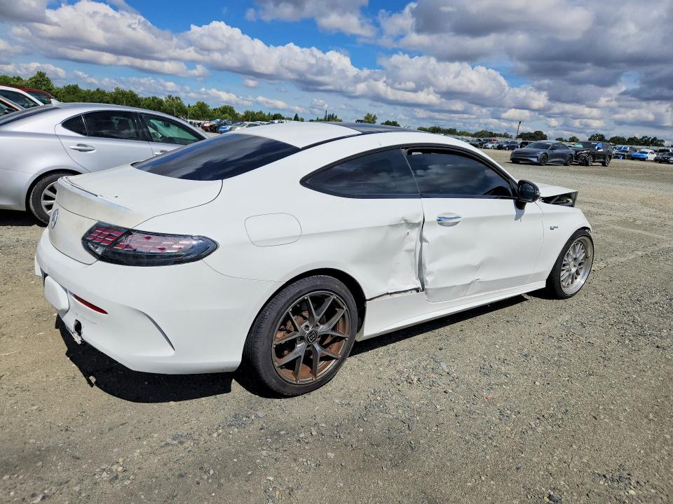2017 Mercedes-benz C class VIN WDDWJ6EB8HF453110 COPART salvage auction — FRONT END, Ca - Dis/Dlr/Exp Only Clean Title, sold $3,850 on 2026-07-28 (photo 3)