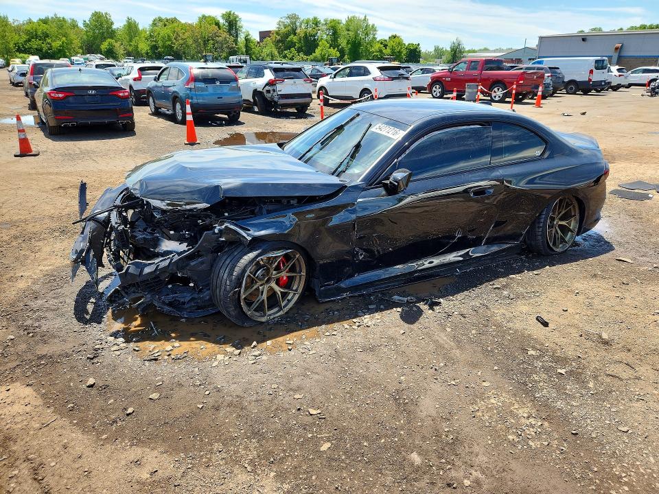 2023 BMW M2 VIN 3MW53CM08P8D25842 COPART salvage auction — FRONT END, Fl - Cert Of Title Slvg Rebuildable, sold $12,200 on 2026-07-10 (photo 1)