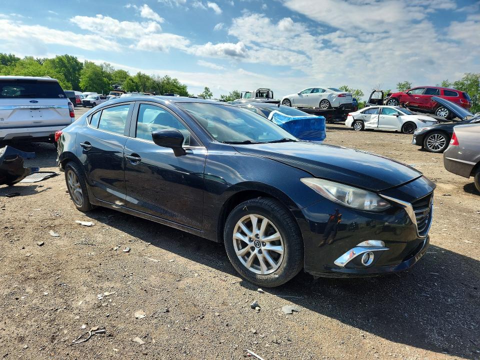 2014 Mazda VIN JM1BM1W79E1131839 COPART salvage auction — SIDE, Md - Cert Of Salvage > 75% Damage, sold $800 on 2026-07-09 (photo 4)