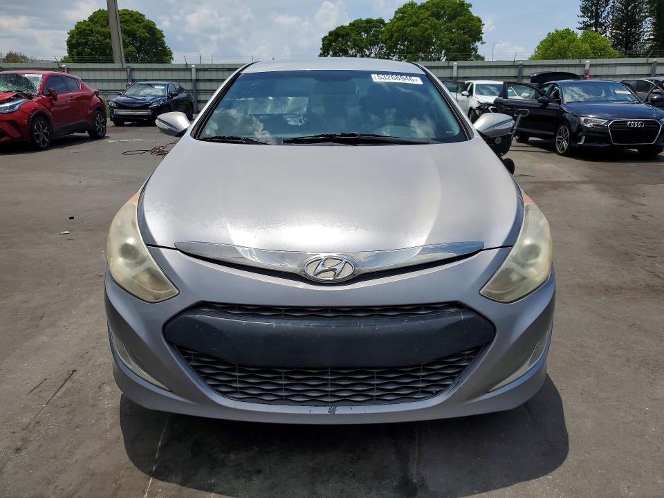 2014 Hyundai Sonata hybrid VIN KMHEC4A48EA112287 COPART salvage auction — MINOR DENT/SCRATCHES, Fl - Certificate Of Title (P), sold $750 on 2026-07-08 (photo 5)