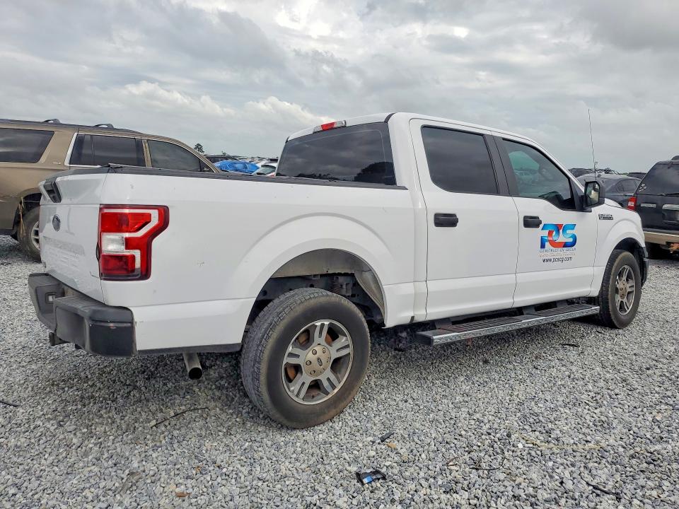 2018 Ford F-150 VIN 1FTEW1CB1JKE77047 COPART salvage auction — FRONT END, Tx - Salvage Vehicle Title, sold $4,150 on 2026-07-27 (photo 3)