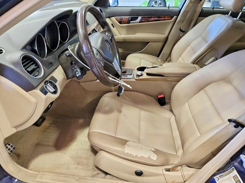 2012 Mercedes-benz C class VIN WDDGF8BB1CR228301 COPART salvage auction — MINOR DENT/SCRATCHES, Va - Certificate Of Title, sold $1,750 on 2026-07-14 (photo 7)