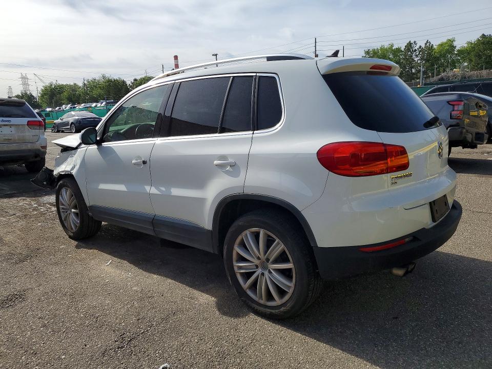 2016 Volkswagen Tiguan VIN WVGAV7AX9GW507489 COPART salvage auction — FRONT END, Co - Salvage Title, sold $850 on 2026-07-30 (photo 2)