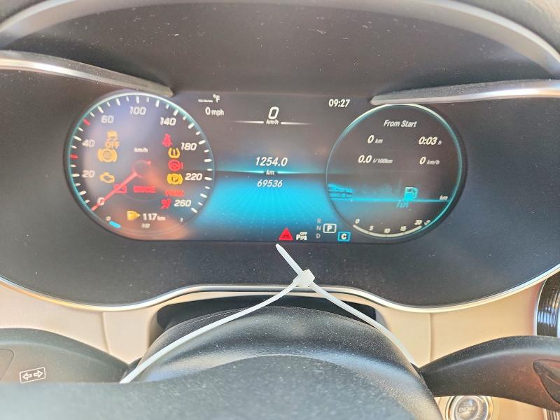 2022 Mercedes-benz Glc VIN W1N0G8EB4NV370293 COPART salvage auction — FRONT END, Ca - Salvage Certificate, sold $12,400 on 2026-07-22 (photo 9)