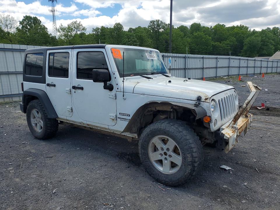 2017 Jeep Wrangler unlimited VIN 1C4BJWDG2HL678422 COPART salvage auction — NORMAL WEAR, Pa - Cert Of Title, sold $3,700 on 2026-07-09 (photo 4)