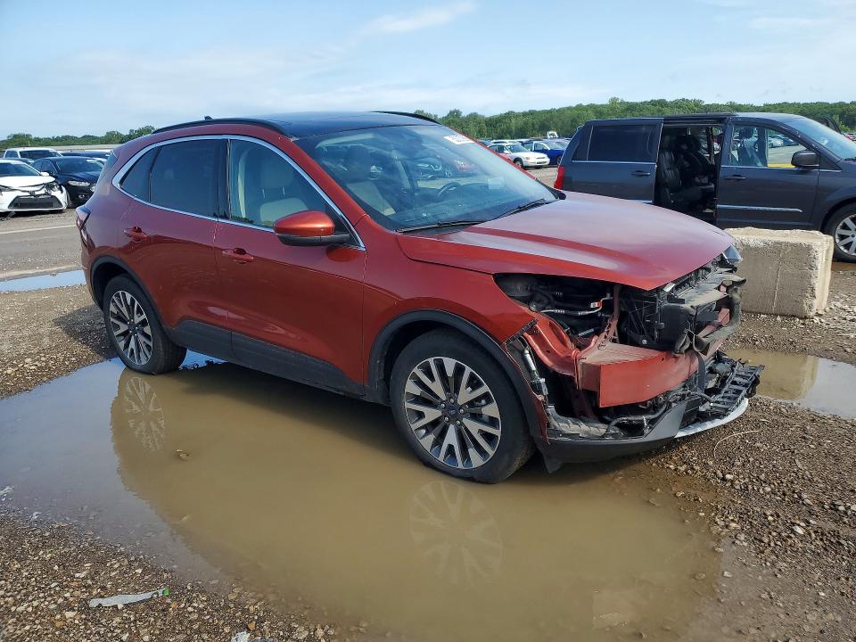 2020 Ford Escape VIN 1FMCU9J96LUA13881 COPART salvage auction — FRONT END, Mo - Salvage Certificate Of Title, sold $4,500 on 2026-07-09 (photo 4)