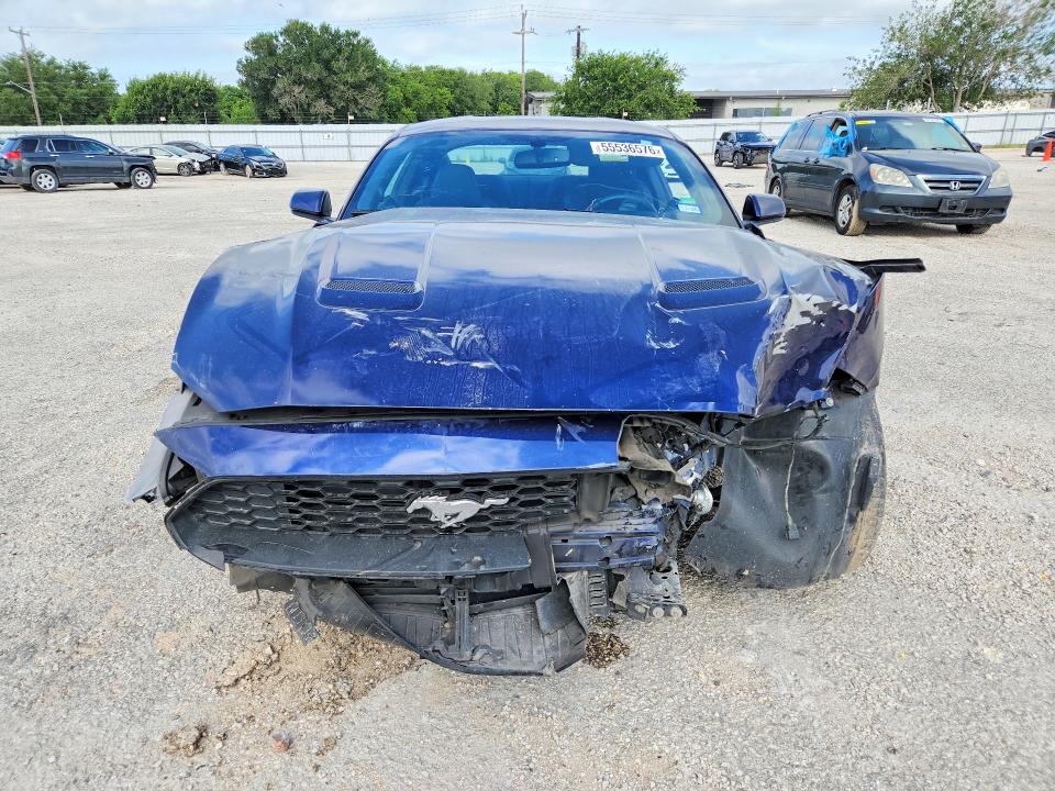 2019 Ford Mustang VIN 1FA6P8TH7K5125403 COPART salvage auction — FRONT END, Tx - Salvage Vehicle Title, sold $3,200 on 2026-07-02 (photo 5)