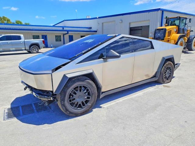 2025 Tesla Cybertruck VIN 7G2CEHED3SA077646 COPART salvage auction — FRONT END, Fl - Cert Of Title Slvg Rebuildable (P), sold $30,250 on 2026-07-08 (photo 1)
