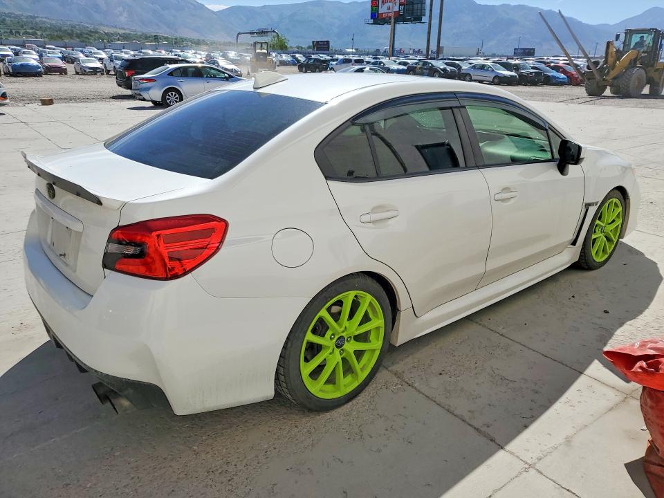 2018 Subaru Wrx VIN JF1VA1C66J9838495 COPART salvage auction — FRONT END, Ut - Salvage Certificate, sold $3,300 on 2026-07-13 (photo 3)