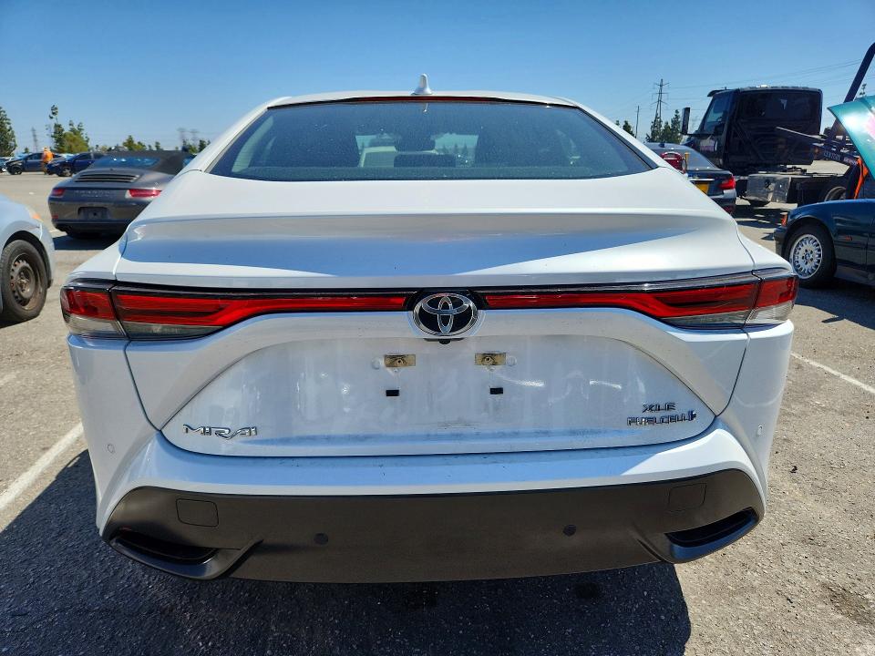 2023 Toyota Mirai VIN JTDAAAAA0PA010417 COPART salvage auction — FRONT END, Ca - Dis/Dlr/Exp Only Clean Title, sold $2,200 on 2026-07-21 (photo 6)
