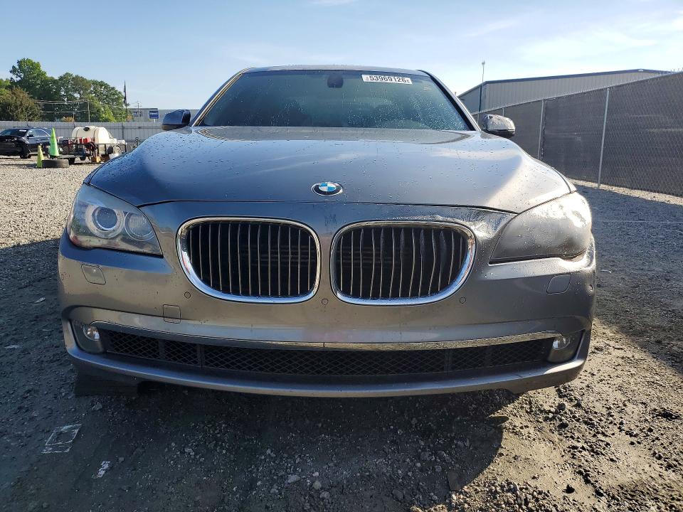 2012 BMW 7 series VIN WBAKB8C52CC963698 COPART salvage auction — ENGINE BURN, Sc - Cert Of Title-Salvage, sold $700 on 2026-07-13 (photo 5)