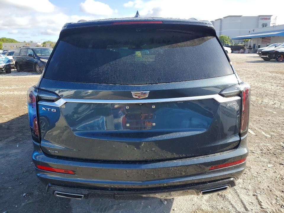 2021 Cadillac Xt6 VIN 1GYKPGRSXMZ156060 COPART salvage auction — WATER/FLOOD, FL - CERT OF TITLE SLVG REBUILDABLE, sold $11,100 on 2026-07-02 (photo 6)