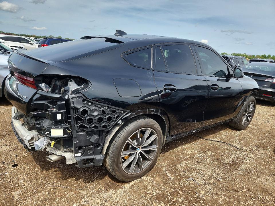 2023 BMW X6 VIN 5UXCY6C03P9P95750 COPART salvage auction — FRONT END, Il - Salvage Certificate, sold $1,150 on 2026-07-21 (photo 3)