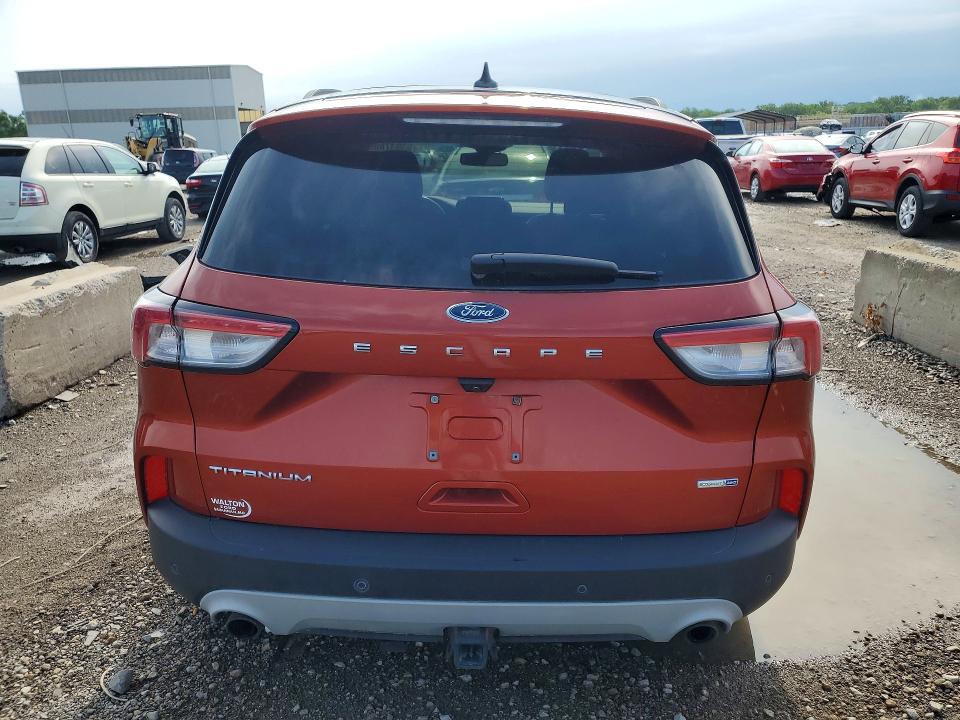 2020 Ford Escape VIN 1FMCU9J96LUA13881 COPART salvage auction — FRONT END, Mo - Salvage Certificate Of Title, sold $4,500 on 2026-07-09 (photo 6)