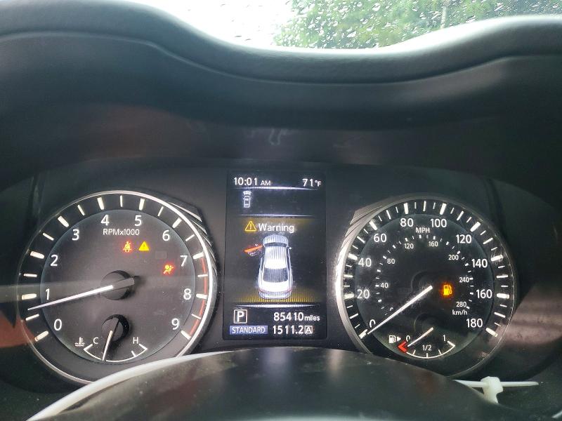 2019 Infiniti Q50 VIN JN1EV7AP2KM514619 COPART salvage auction — FRONT END, Id - Salvage Certificate Of Title, sold $90 on 2026-07-29 (photo 9)