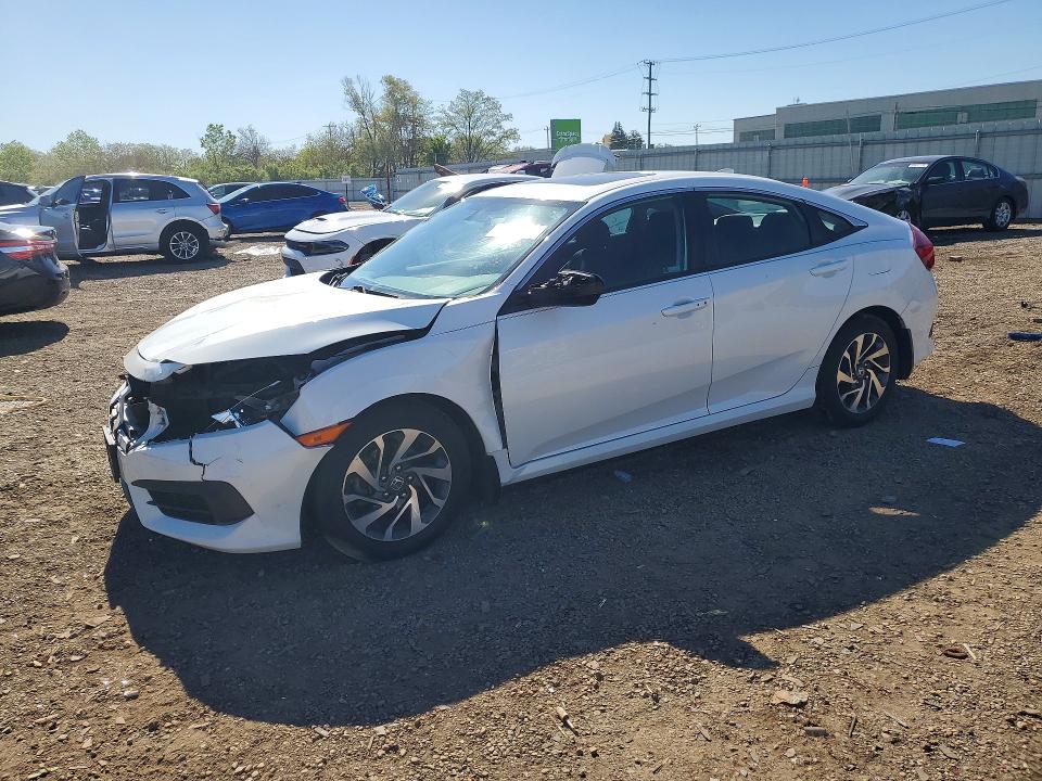 2018 Honda VIN 19XFC2F7XJE018984 COPART salvage auction — FRONT END, Il - Salvage Certificate, sold $5,600 on 2026-07-03 (photo 1)