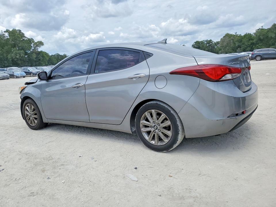 2014 Hyundai Elantra VIN KMHDH4AE7EU083871 COPART salvage auction — FRONT END, Fl - Cert Of Title Slvg Rebuildable, sold $700 on 2026-07-14 (photo 2)
