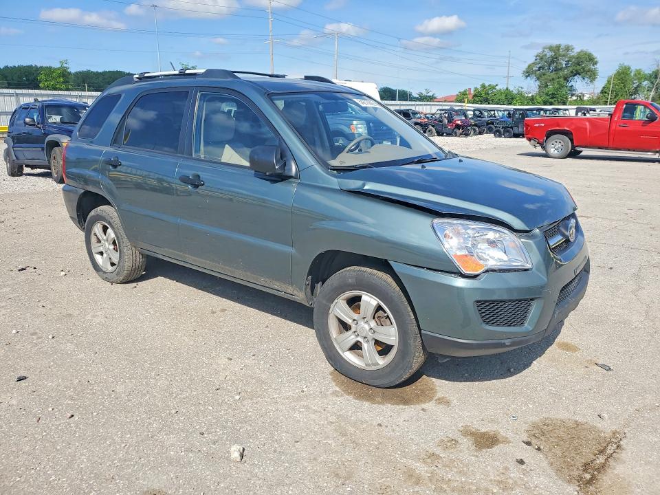 2009 Kia Sportage VIN KNDJF724697594237 COPART salvage auction — FRONT END, Ia - Cert Of Title-Salvage Title, sold $650 on 2026-07-10 (photo 4)