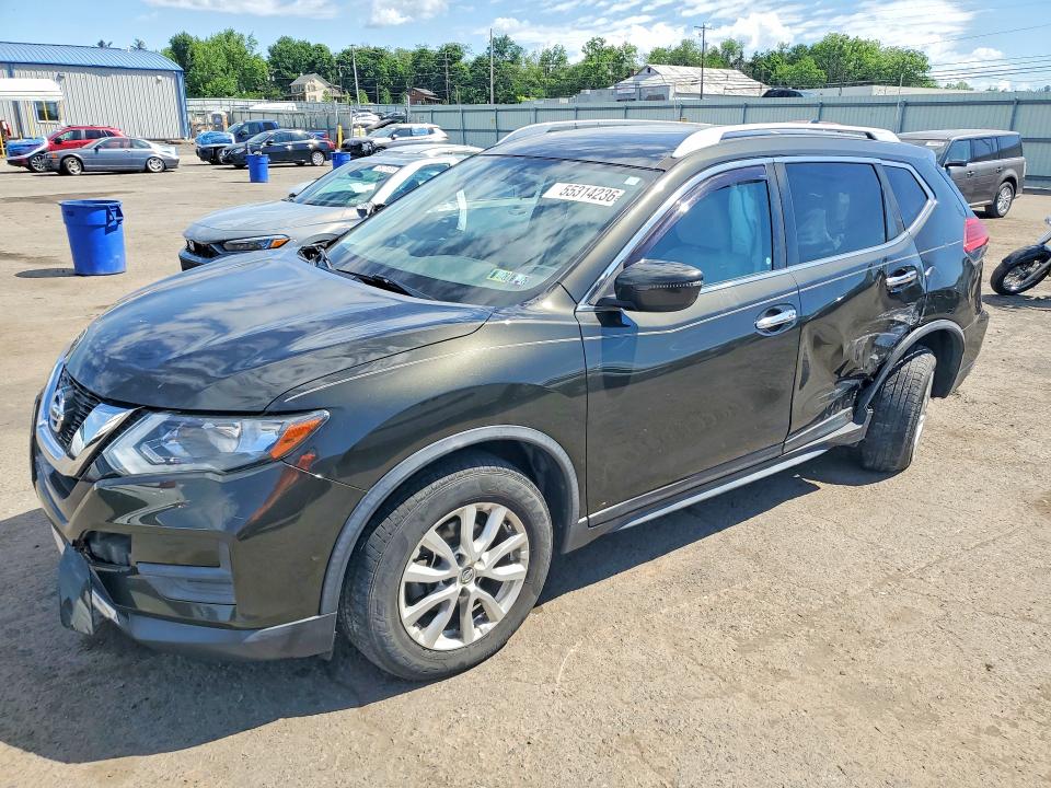 2017 Nissan Rogue VIN JN8AT2MV5HW007844 COPART salvage auction — SIDE, Pa - Certificate Of Salvage, sold $1,950 on 2026-07-10 (photo 1)