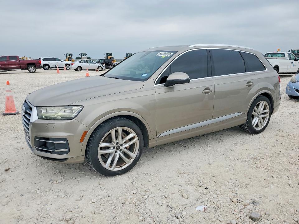2017 Audi Q7 VIN WA1VAAF77HD023125 COPART salvage auction — MECHANICAL, Tx - Certificate Of Title, sold $4,300 on 2026-07-02 (photo 1)