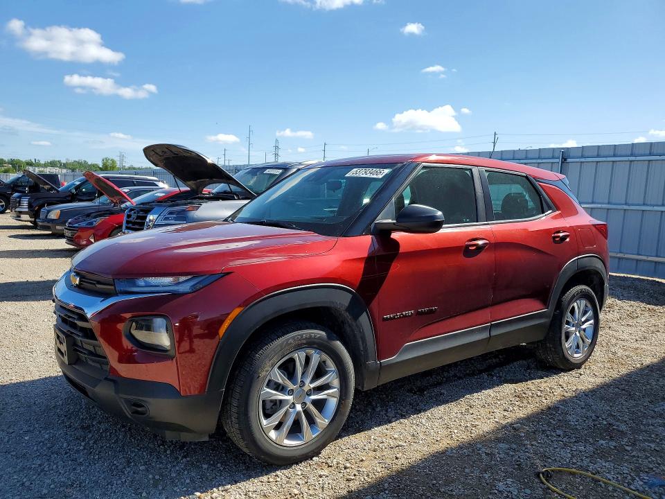 2022 Chevrolet VIN KL79MNSLXNB038506 COPART salvage auction — HAIL, Ia - Cert Of Title-Salvage Title, sold $10,000 on 2026-07-24 (photo 1)