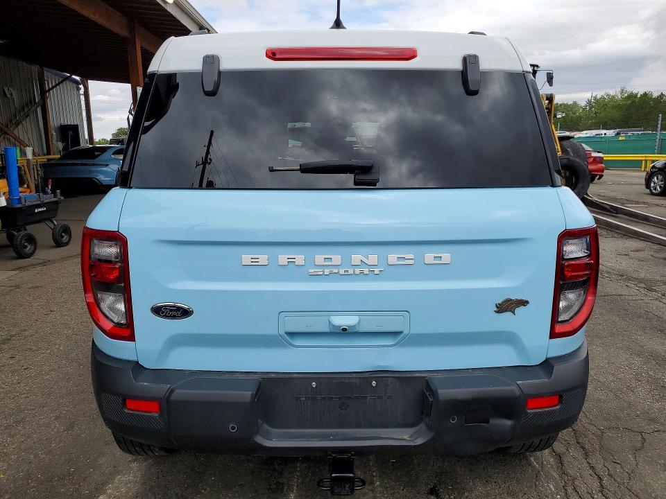 2025 Ford Bronco VIN 3FMCR9GN5SRE94850 COPART salvage auction — FRONT END, CO - PUBLIC - SALVAGE TITLE (P), sold $9,700 on 2026-07-02 (photo 6)