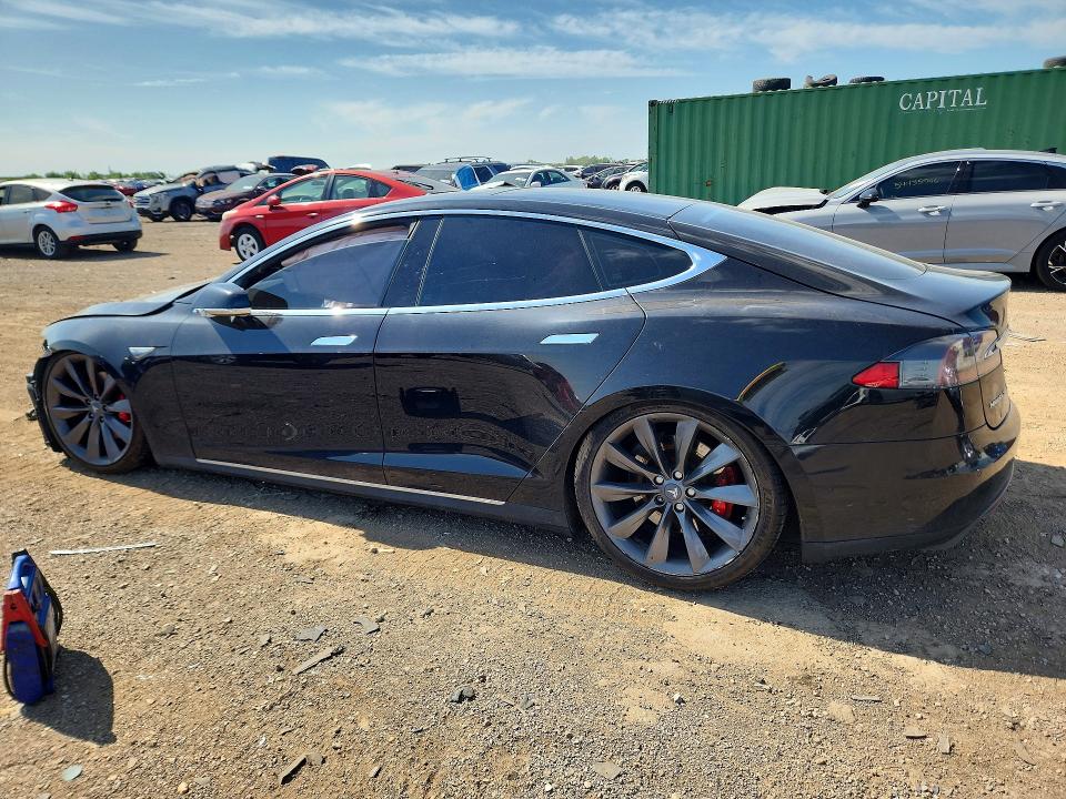 2015 Tesla VIN 5YJSA1E40FF112041 COPART salvage auction — FRONT END, Il - Salvage Certificate, sold $1,900 on 2026-07-21 (photo 2)