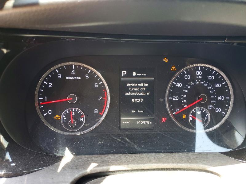 2022 Kia K5 VIN 5XXG34J27NG133695 COPART salvage auction — FRONT END, Ca - Salvage Certificate, sold $3,450 on 2026-07-16 (photo 9)