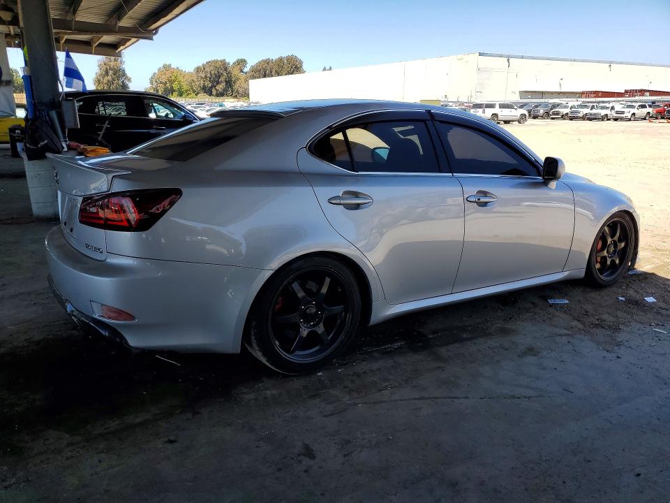 2006 Lexus Is 350 VIN JTHBE262765000974 COPART salvage auction — REAR END, Ca - Salvage Certificate, sold $3,500 on 2026-07-09 (photo 3)