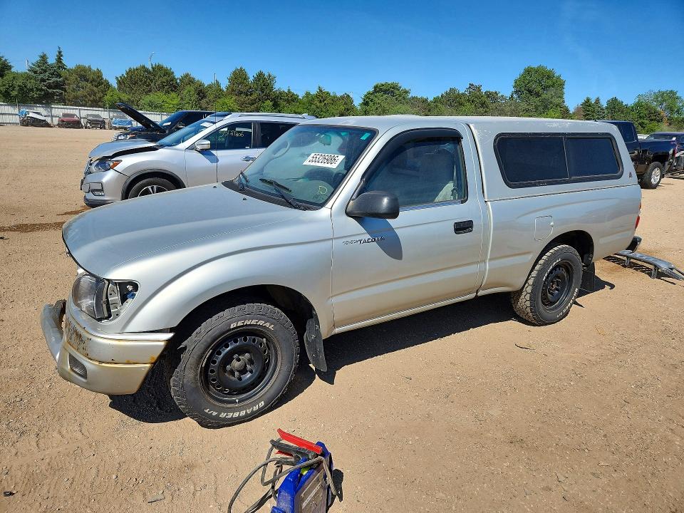 2002 Toyota Tacoma VIN 5TENL42N42Z095632 COPART salvage auction — FRONT END, Il - Salvage Certificate, sold $250 on 2026-07-30 (photo 1)