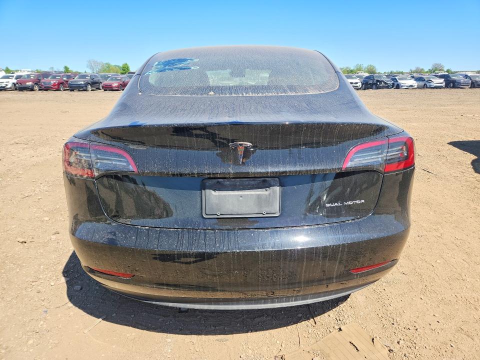 2023 Tesla Model 3 VIN 5YJ3E1EB2PF673544 COPART salvage auction — HAIL, Il - Salvage Certificate, sold $11,700 on 2026-07-14 (photo 6)