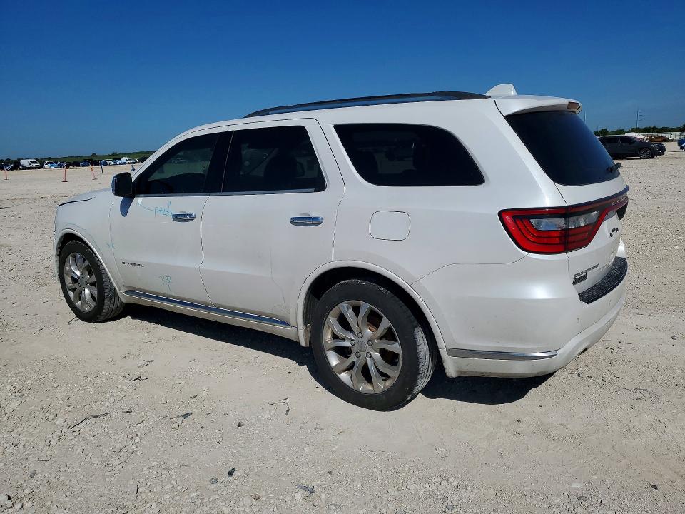 2017 Dodge Durango VIN 1C4RDHEG3HC680793 COPART salvage auction — FRONT END, Tx - Nonrepairable Title, sold $2,150 on 2026-07-02 (photo 2)