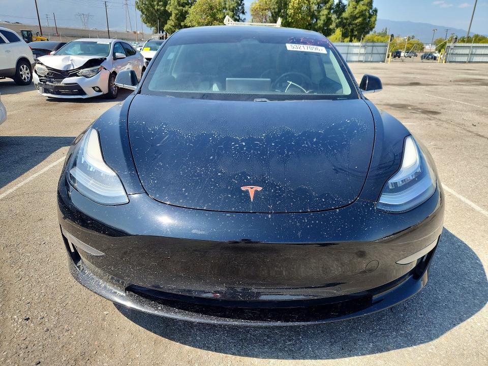 2020 Tesla Model 3 VIN 5YJ3E1EA6LF611257 COPART salvage auction — REAR END, Ca - Salvage Certificate, sold $5,500 on 2026-07-27 (photo 5)