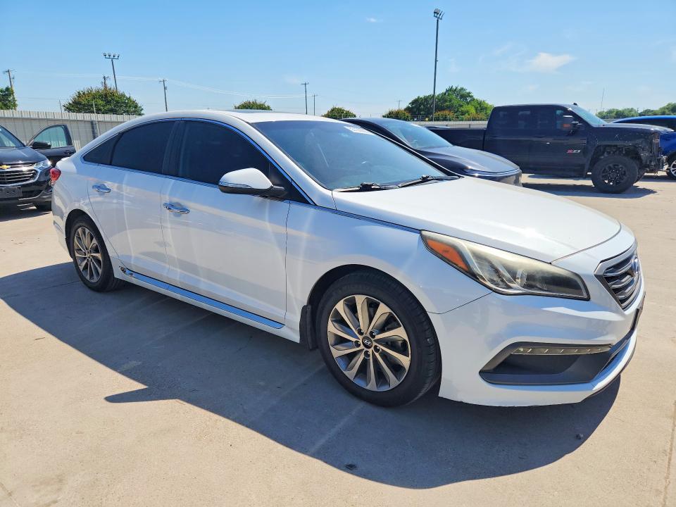 2017 Hyundai VIN 5NPE34AF1HH474092 COPART salvage auction — HAIL, Tx - Certificate Of Title, sold $675 on 2026-07-09 (photo 4)