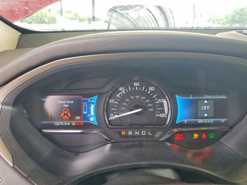 2015 Lincoln Mkz VIN 3LN6L2LU3FR608417 COPART salvage auction — FRONT END, Ga - Cert Of Title-Salvage, sold $2,400 on 2026-07-09 (photo 9)