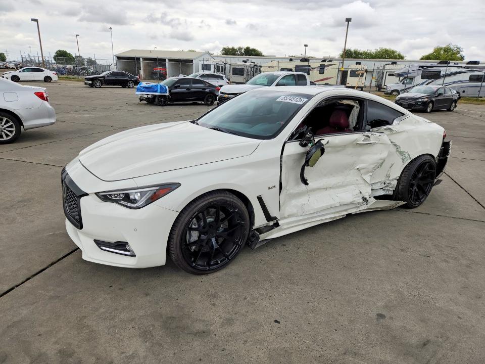 2017 Infiniti Q60 VIN JN1EV7EK7HM362988 COPART salvage auction — SIDE, Ca - Salvage Certificate, sold $1,300 on 2026-07-20 (photo 1)