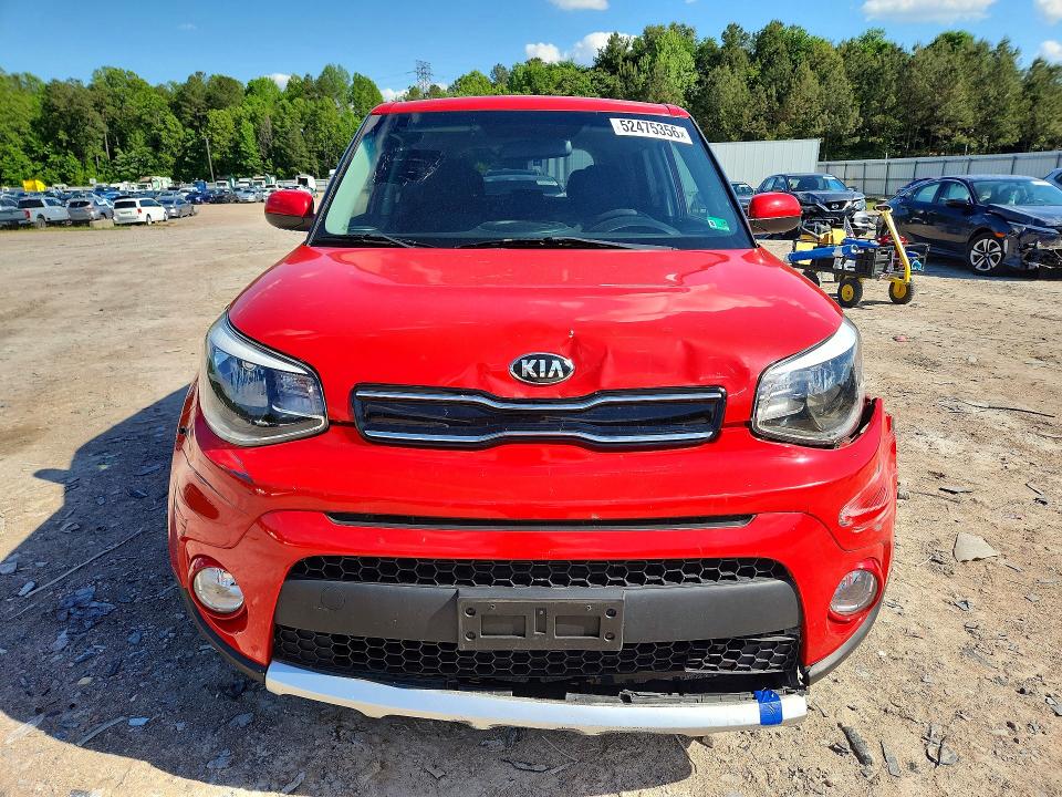 2018 Kia Soul VIN KNDJP3A51J7543944 COPART salvage auction — FRONT END, Va - Cert Of Title - Salvage, sold $2,550 on 2026-07-27 (photo 5)
