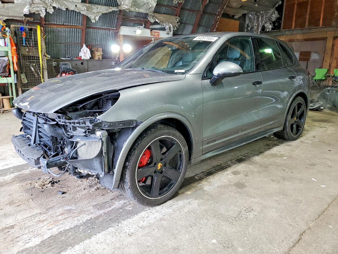 2018 Porsche Cayenne VIN WP1AD2A27JLA80755 — COPART salvage auction photo