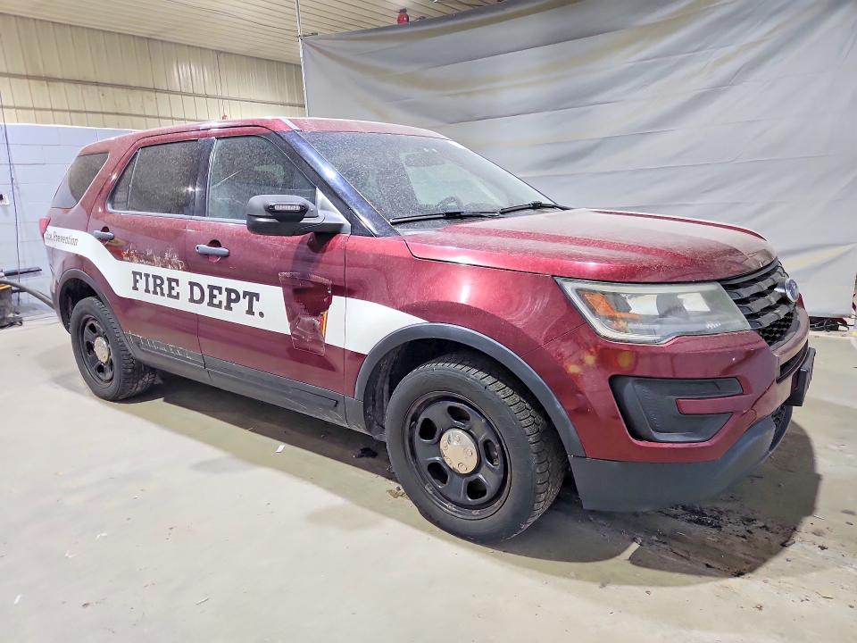 2016 Ford Explorer VIN 1FM5K8AR0GGC92483 COPART salvage auction — REAR END, Nh - Cert Of Title-Salvage, sold $2,100 on 2026-07-02 (photo 4)