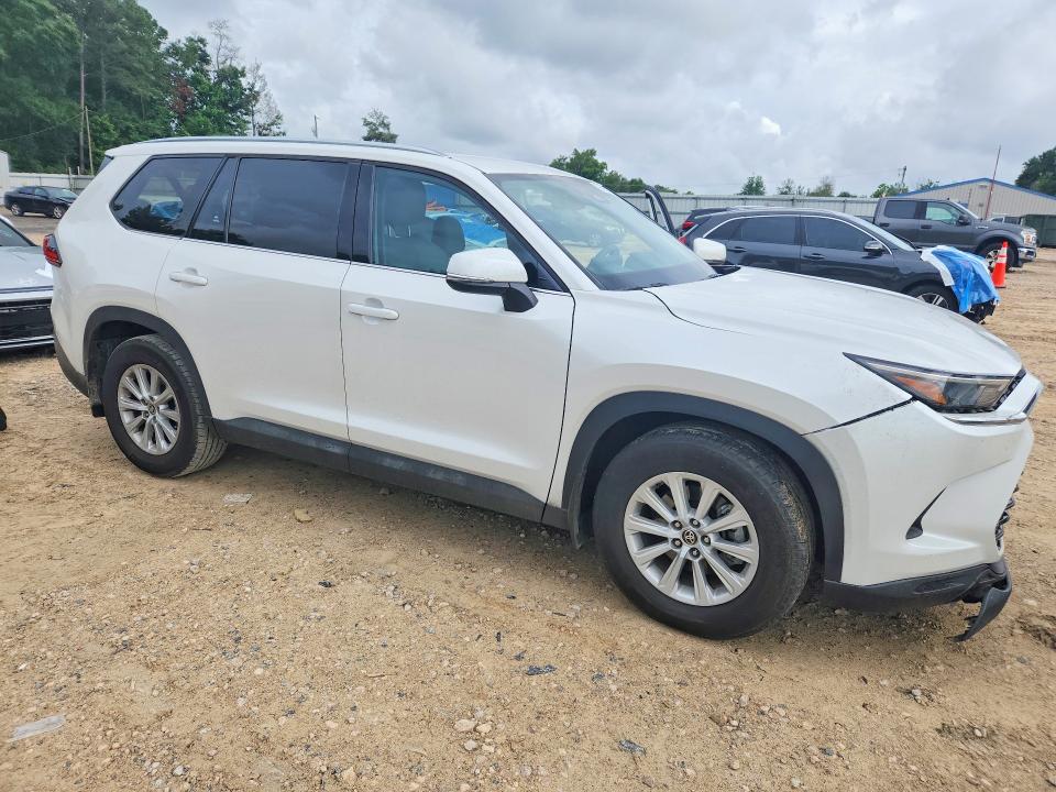 2024 Toyota Highlander VIN 5TDAAAA55RS011510 COPART salvage auction — FRONT END, Fl - Cert Of Title Slvg Rebuildable, sold $16,200 on 2026-07-24 (photo 4)