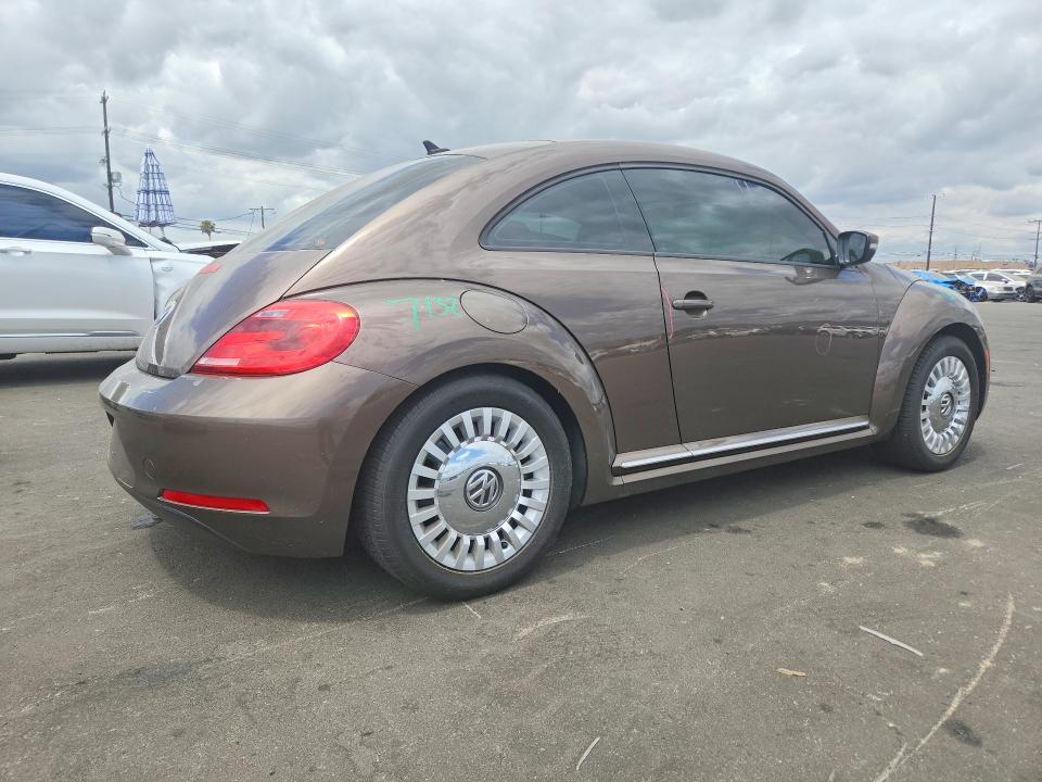 2015 Volkswagen Beetle VIN 3VWJ17ATXFM603124 COPART salvage auction — REAR END, Ca - Salvage Certificate, sold $1,350 on 2026-07-08 (photo 3)