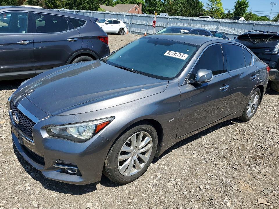 2017 Infiniti Q50 VIN JN1EV7AR6HM833452 COPART salvage auction — SIDE, Md - Cert Of Salvage > 75% Damage, sold $3,000 on 2026-07-20 (photo 1)