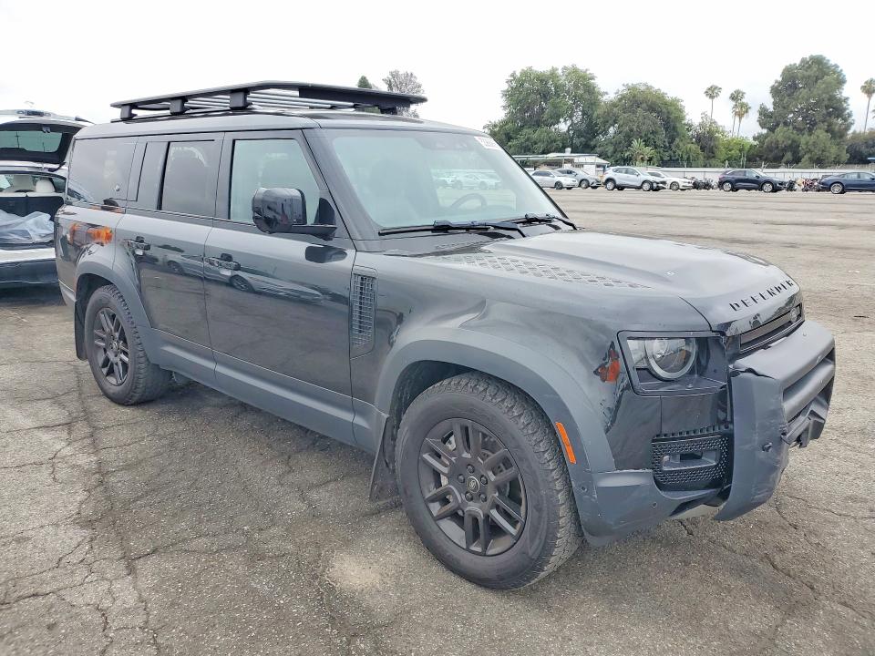 2023 Land rover Defender VIN SALEPFEU5P2217180 COPART salvage auction — FRONT END, Ca - Salvage Certificate, sold $12,200 on 2026-07-21 (photo 4)