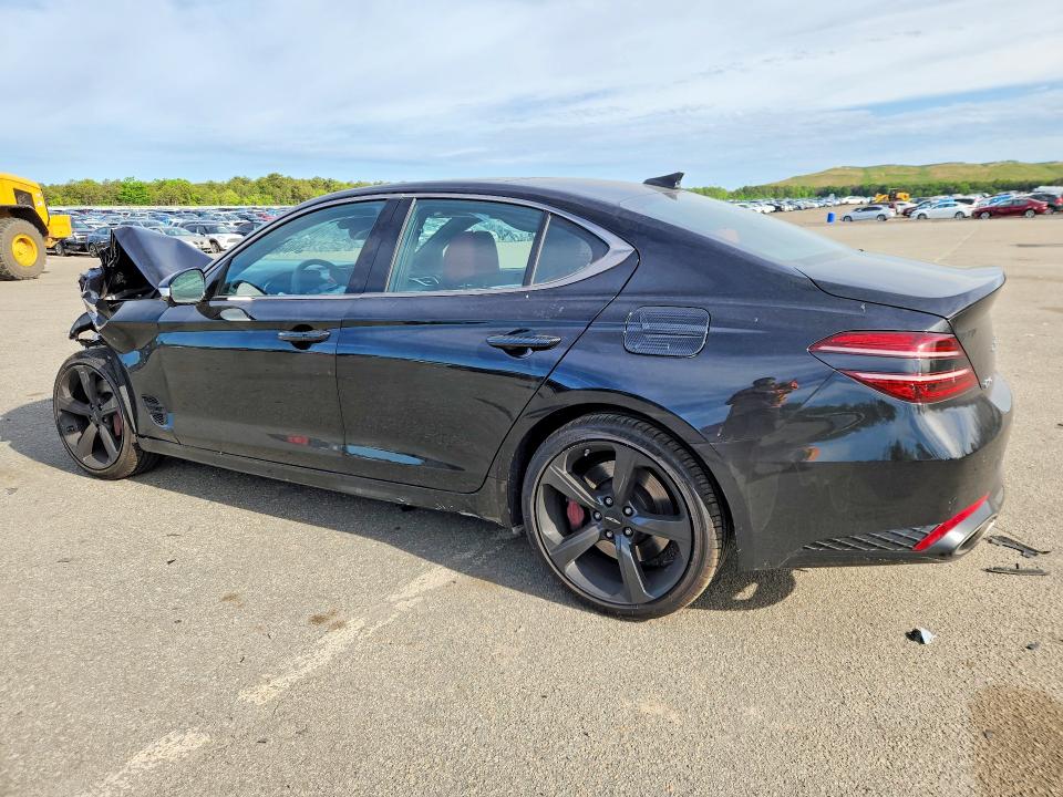 2026 Genesis G70 VIN KMTG54SE5TU170577 COPART salvage auction — FRONT END, Ny - Mv-907A Salvage Certificate, sold $6,400 on 2026-07-13 (photo 2)