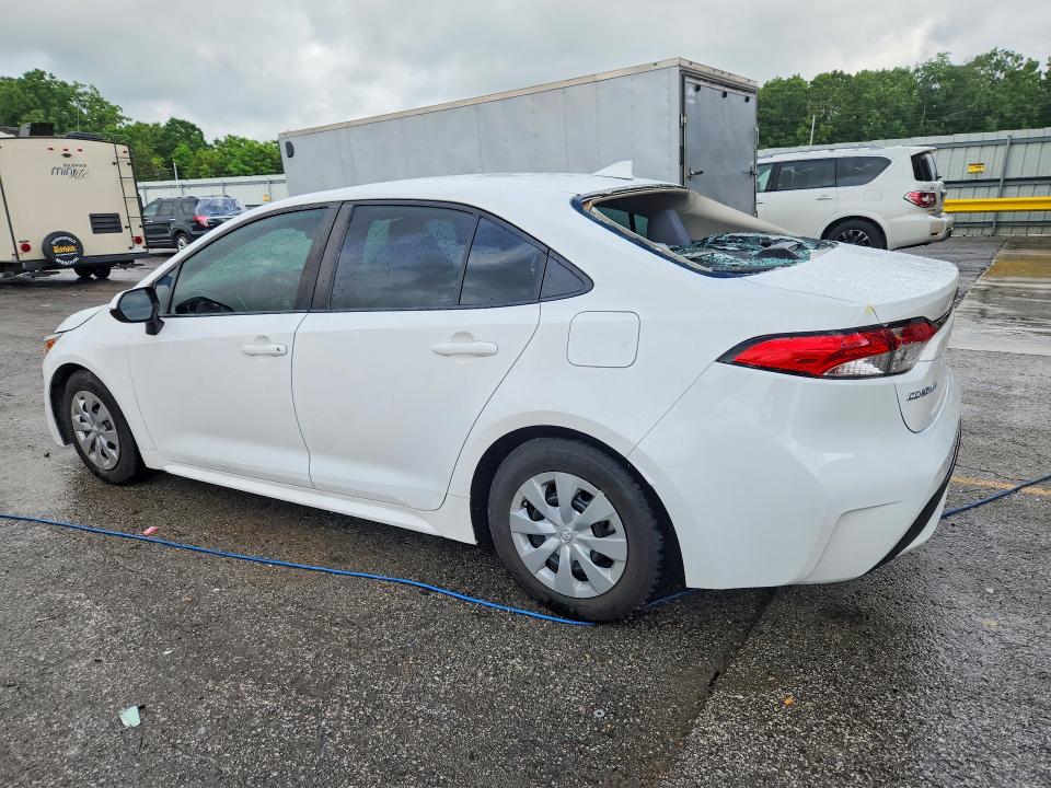 2020 Toyota Corolla VIN 5YFDPRAE7LP056281 COPART salvage auction — HAIL, Tx - Certificate Of Title, sold $250 on 2026-07-29 (photo 2)