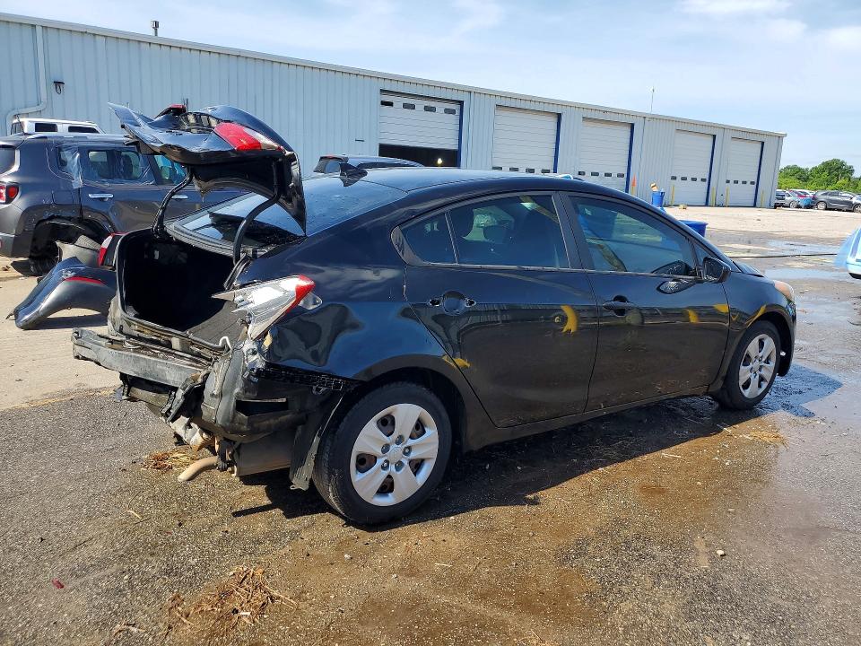 2016 Kia Forte VIN KNAFK4A66G5601910 COPART salvage auction — REAR END, Al - Cert Of Title-Salvage Title, sold $225 on 2026-07-09 (photo 3)